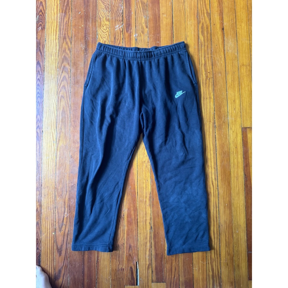 Nike Sportswear Club Fleece Sweatpants Navy Blue Mens XL Straight Leg Joggers